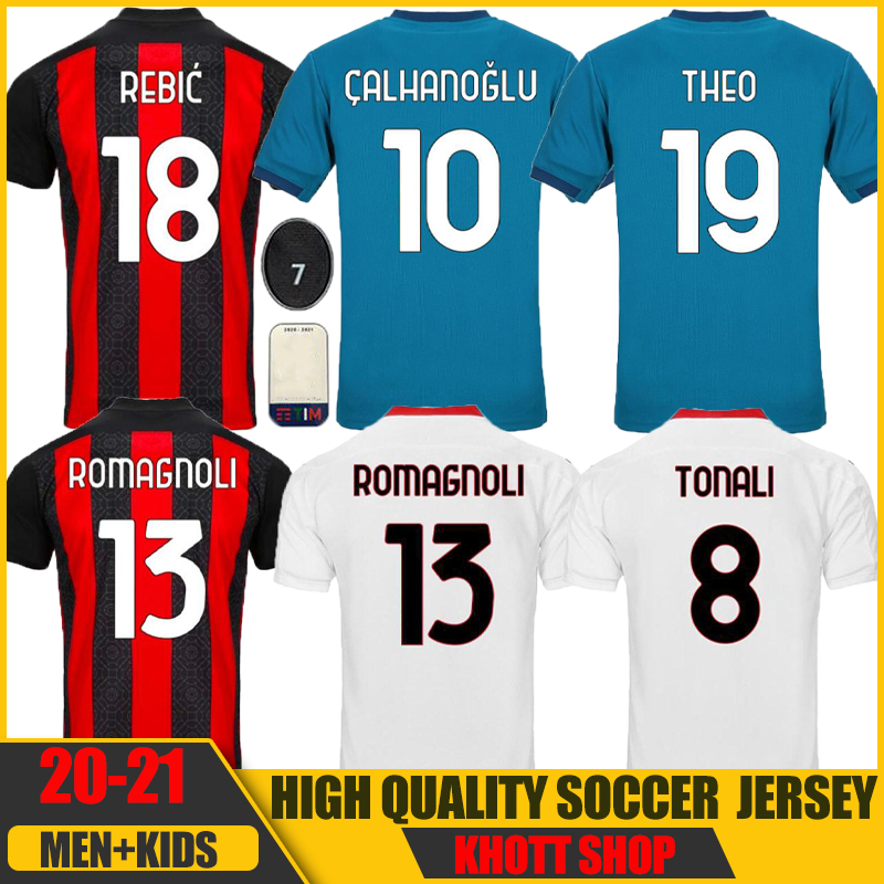 20 21 IBRAHIMOVIC Soccer Jerseys CALHANOGLU SAELEMAEKERS THEO TONALI Football Shirt ROMAGNOLI ac milan Fans version Kit, Black;yellow
20 21 IBRAHIMOVIC Soccer Jerseys CALHANOGLU SAELEMAEKERS THEO TONALI Football Shirt ROMAGNOLI ac milan Fans version Kit, Black;yellow
