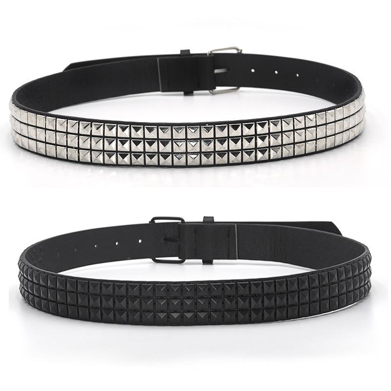Belts Pyramid Fashion Rivet Belt Men&Women's Studded Punk Rock With Pin Buckle Drop Black, Black;brown
Belts Pyramid Fashion Rivet Belt Men&Women's Studded Punk Rock With Pin Buckle Drop Black, Black;brown