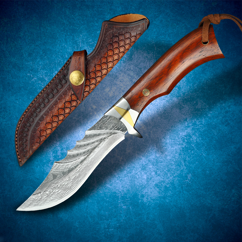 Damascus VG10 Steel Straight Knife Dalbergia Wood Handle EDC Fixed Blade Hand Tool Outdoor Camping Survival Tactics Fighting Men's Equi
Damascus VG10 Steel Straight Knife Dalbergia Wood Handle EDC Fixed Blade Hand Tool Outdoor Camping Survival Tactics Fighting Men's Equi