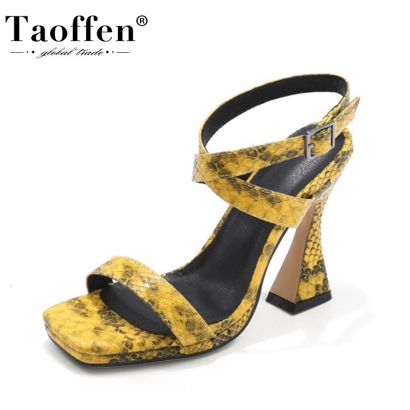 Taoffen Size 33-42 Women High Heel Sandals Strange Heel Snake Pattern Summer Shoes Women Fashion Party Shoes Footwear, Black
Taoffen Size 33-42 Women High Heel Sandals Strange Heel Snake Pattern Summer Shoes Women Fashion Party Shoes Footwear, Black