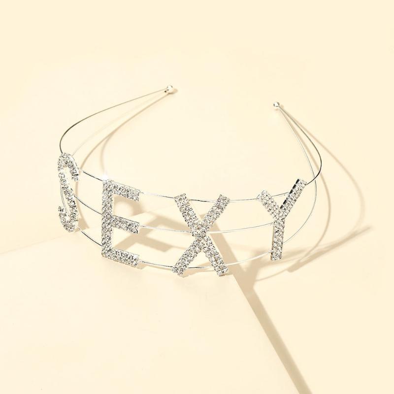 Hair Clips & Barrettes Europe And America Shining Crystal Rhine Stone Headband Bridal Wedding Jewelry Letter Combination Headdress Gift
Hair Clips & Barrettes Europe And America Shining Crystal Rhine Stone Headband Bridal Wedding Jewelry Letter Combination Headdress Gift