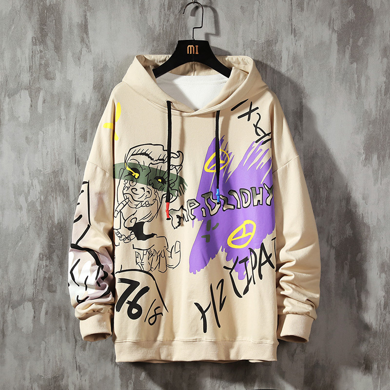 SingleRoad Oversized Mens Hoodies Men Anime Sweatshirt Hip Hop Japanese Streetwear Harajuku Black Hoodie Men Sweatshirts 201128