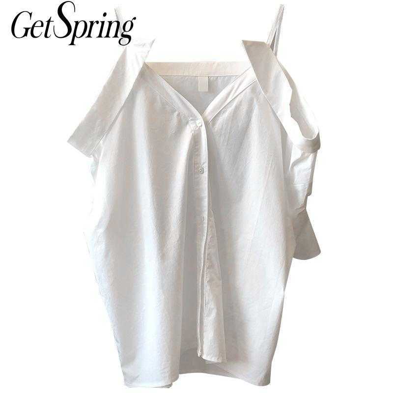 Getspring Women Blouse Shirt Slash Neck Cotton Women's Summer Blouses Asymmetry Casual Sexy White Female Tops 210601
Getspring Women Blouse Shirt Slash Neck Cotton Women's Summer Blouses Asymmetry Casual Sexy White Female Tops 210601