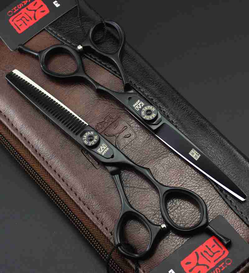 new arrival professional barber hair cutting scissors 5.5 inch/6.0 inch 6CR sier/black/rose golden free shipping