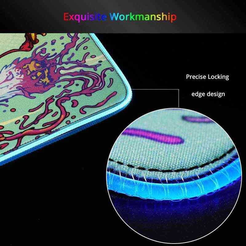 XL Demon Slayer:Kimetsu no Yaiba Mouse Pad Teclado Gamer Computer Desk Mat Gaming Accessories Varmilo Anime Carpet LOL Mousepad AA220314