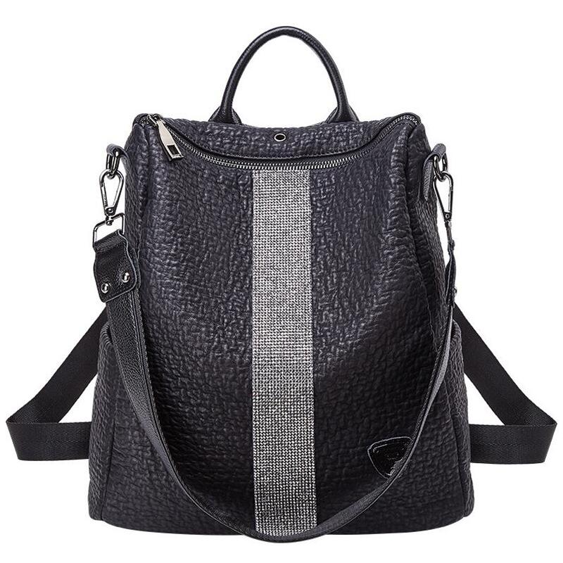 Backpack Women Genuine Leather Backpacks 2021 Fashion Shoulder Bags Female Large Capacity Solid Black Mochila
Backpack Women Genuine Leather Backpacks 2021 Fashion Shoulder Bags Female Large Capacity Solid Black Mochila