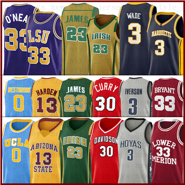 NCAA Basketball Jerseys LeBron Dwyane James Wade Kevin Kyrie Durant Irving John Harden Tim Stockton Hardaway George Stitched college Jersey a9, Black
NCAA Basketball Jerseys LeBron Dwyane James Wade Kevin Kyrie Durant Irving John Harden Tim Stockton Hardaway George Stitched college Jersey a9, Black