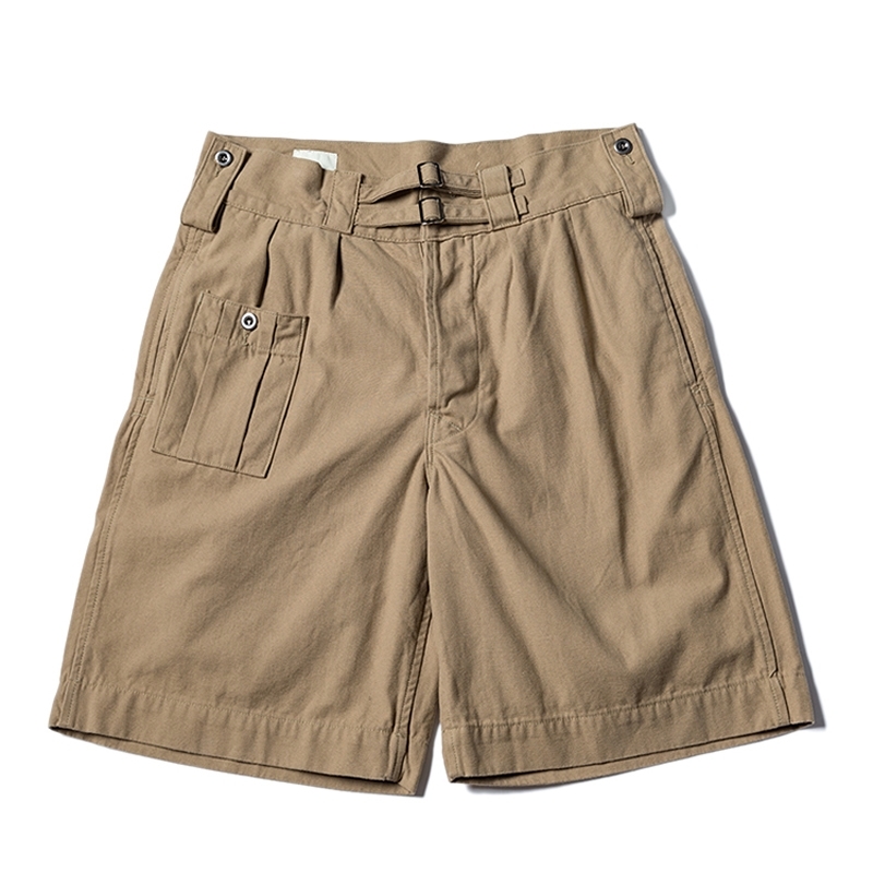 NON STOCK 1941 Pattern UK Army Khaki Drill Combat KD Shorts Gurkha Pleated T200718