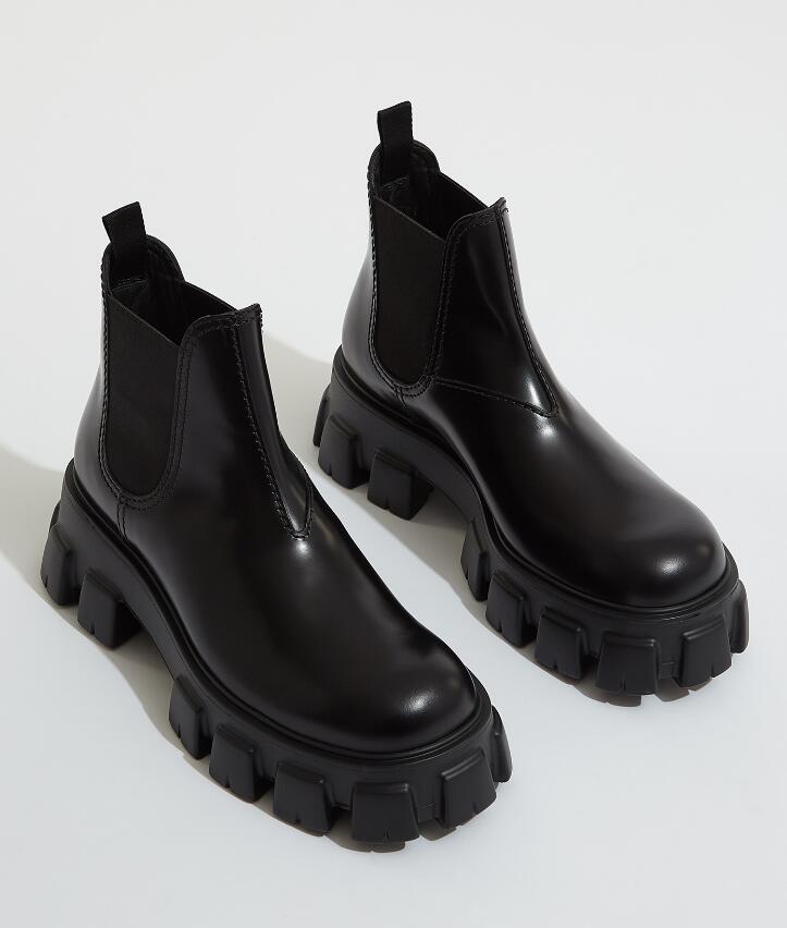 2021s Women Ankle boots black leathers Monolith Brushed Leather Chelsea Boot in Blacks White winter platform flats pointed EU35-41
2021s Women Ankle boots black leathers Monolith Brushed Leather Chelsea Boot in Blacks White winter platform flats pointed EU35-41