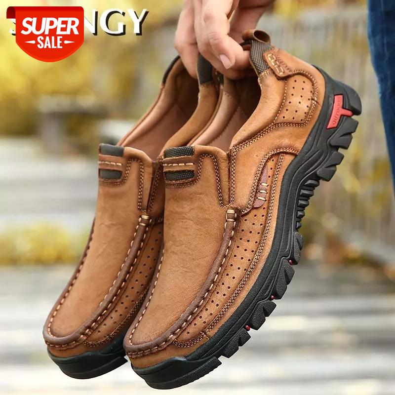2020 Hot Men Comfortable Non-Slip Hiking Shoes First Layer Cowhide Leather Sneakers Men Breathable Hiking Boots Big Size 38-50 #9r8Y
2020 Hot Men Comfortable Non-Slip Hiking Shoes First Layer Cowhide Leather Sneakers Men Breathable Hiking Boots Big Size 38-50 #9r8Y