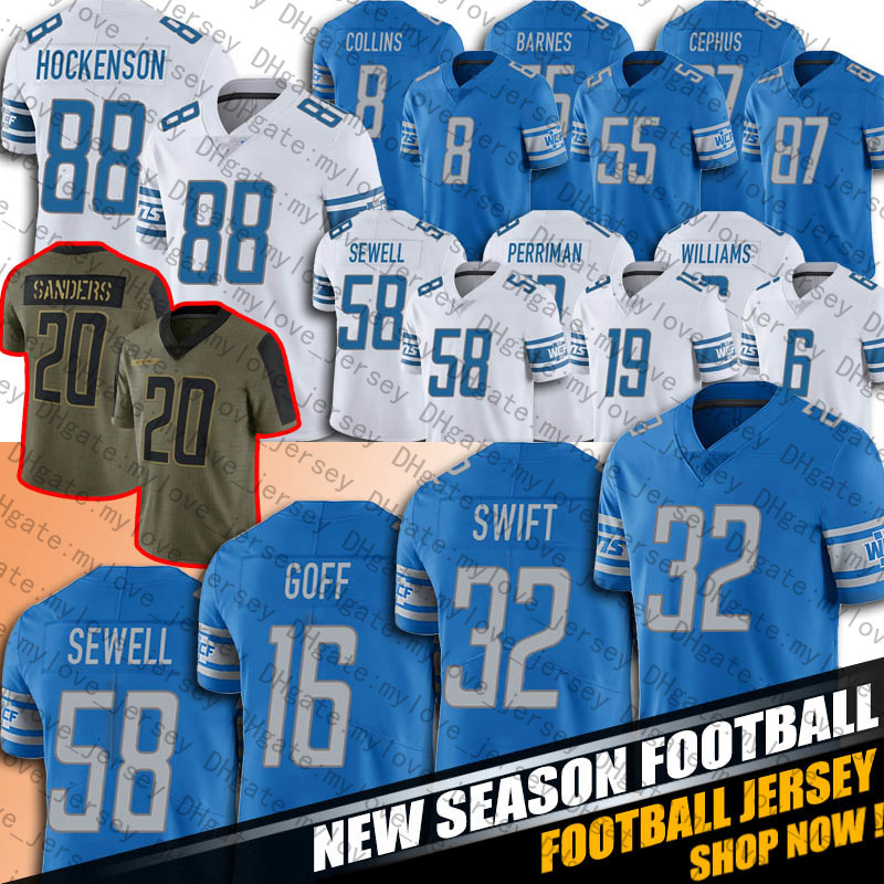 14 Amon-Ra St. Brown T.J. Hockenson Jersey Football 20 Barry Sanders D'Andre Swift Jared Goff Jerseys Penei Sewell Oruwariye Craig Reynolds Jerry Jacobs Jeffrey Okudah, Man cusotm jersey (xs)
14 Amon-Ra St. Brown T.J. Hockenson Jersey Football 20 Barry Sanders D'Andre Swift Jared Goff Jerseys Penei Sewell Oruwariye Craig Reynolds Jerry Jacobs Jeffrey Okudah, Man cusotm jersey (xs)