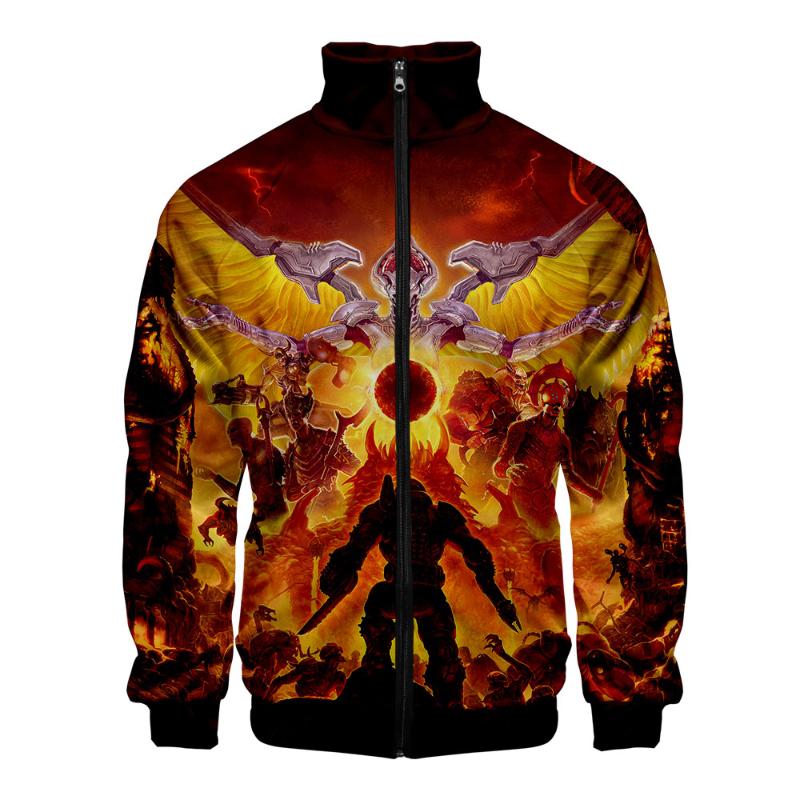 Men's Jackets Classic Creative Game Doom Eternal Zipper Jacket Men/Boys Stand Collar Long Sleeve 3D Print Clothes Raglan
Men's Jackets Classic Creative Game Doom Eternal Zipper Jacket Men/Boys Stand Collar Long Sleeve 3D Print Clothes Raglan