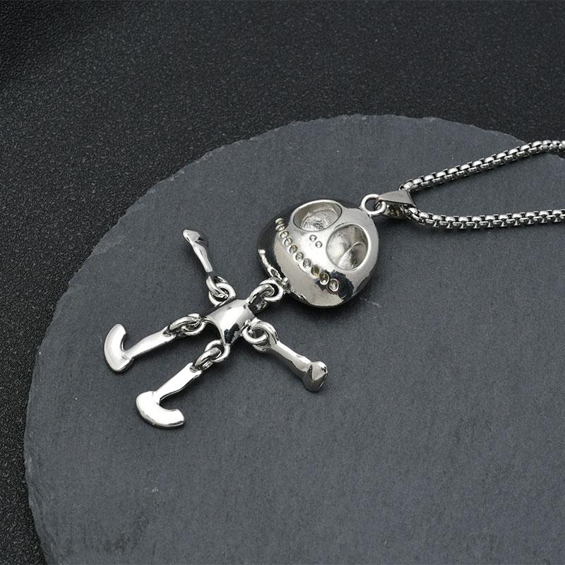 Pendant Necklaces XIAOBOACC Couple Necklace Korean Fashion Stainless Steel Alien Neck Chains Jewelry
Pendant Necklaces XIAOBOACC Couple Necklace Korean Fashion Stainless Steel Alien Neck Chains Jewelry