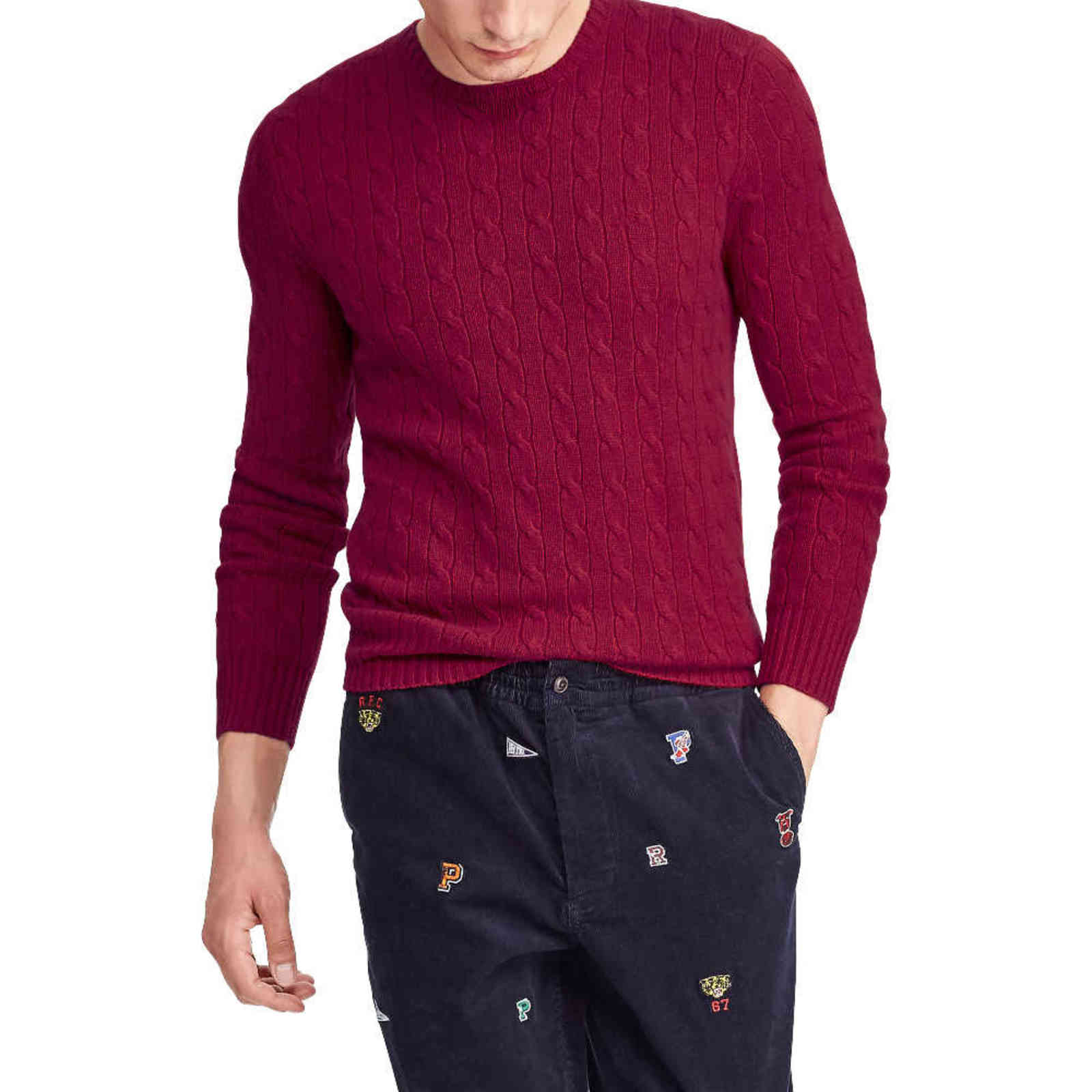 Autumn Winter Men Wool Masculina Ralp Small Horse Pullover Fashion Casual Pull Homme Men's Sweater 211102