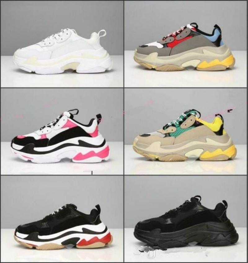 Hot! Fashion Paris 17FW Triple-S Sneaker Triple S Casual Dad Shoes for Men's Women Beige Black Ceahp Designer Shoe, 02 
Hot! Fashion Paris 17FW Triple-S Sneaker Triple S Casual Dad Shoes for Men's Women Beige Black Ceahp Designer Shoe, 02