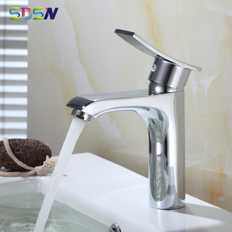 Bathroom Sink Faucets Chrome Basin Faucet SDSN Mixer Arrival Water Saving Brass Cold Tap
Bathroom Sink Faucets Chrome Basin Faucet SDSN Mixer Arrival Water Saving Brass Cold Tap