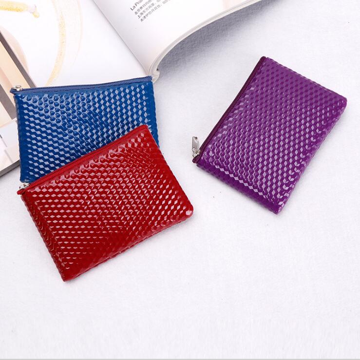 Top Quality Key Pouch Leather Holds 4 Color Fashion Women Key Holder Coin Purse Small Key Wallets