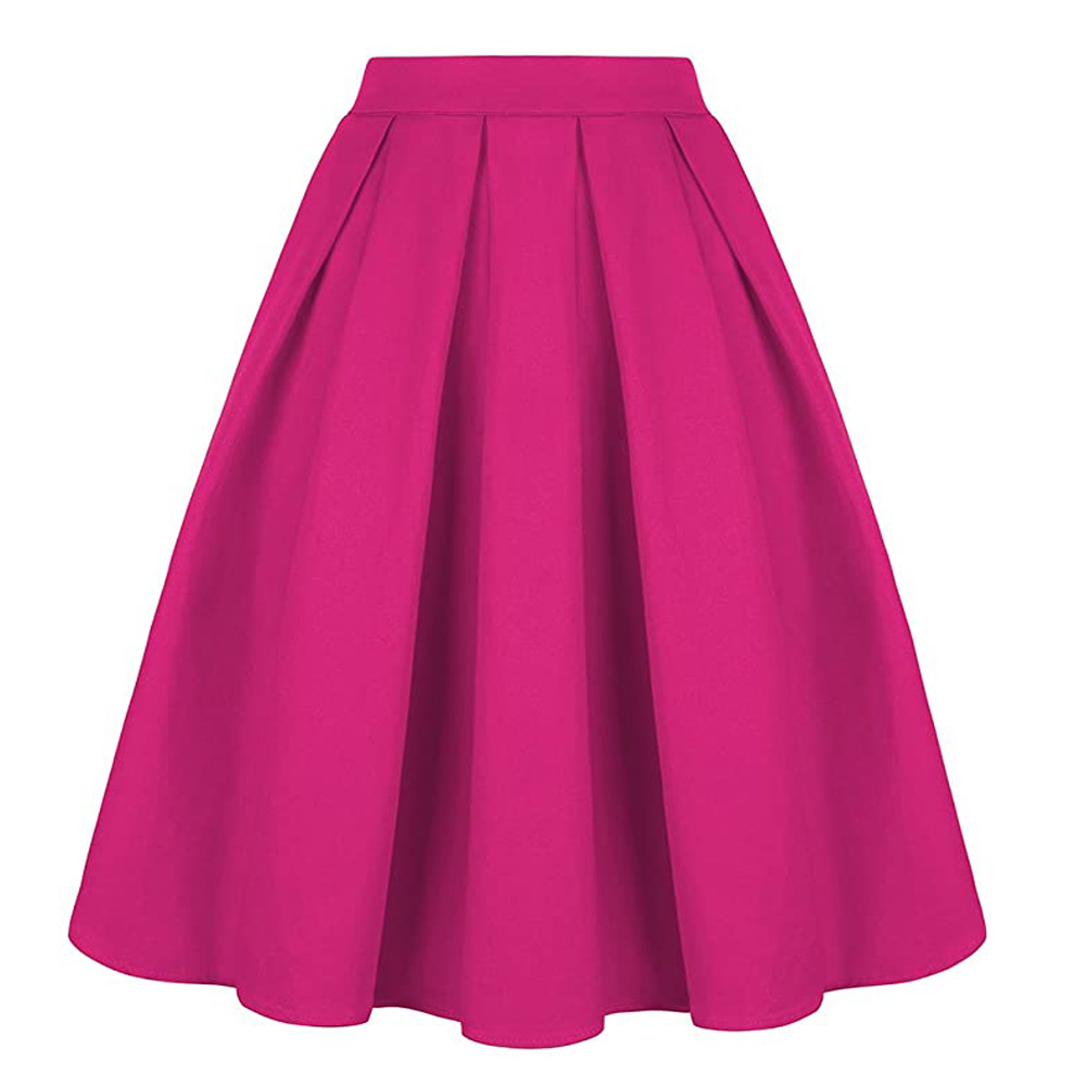 Purple Retro Floral Print Vintage Pleated Skirts Womens 2021 High Waist Plus Size Midi Skirt Cotton Summer Swing Skirt SS0012 210309
