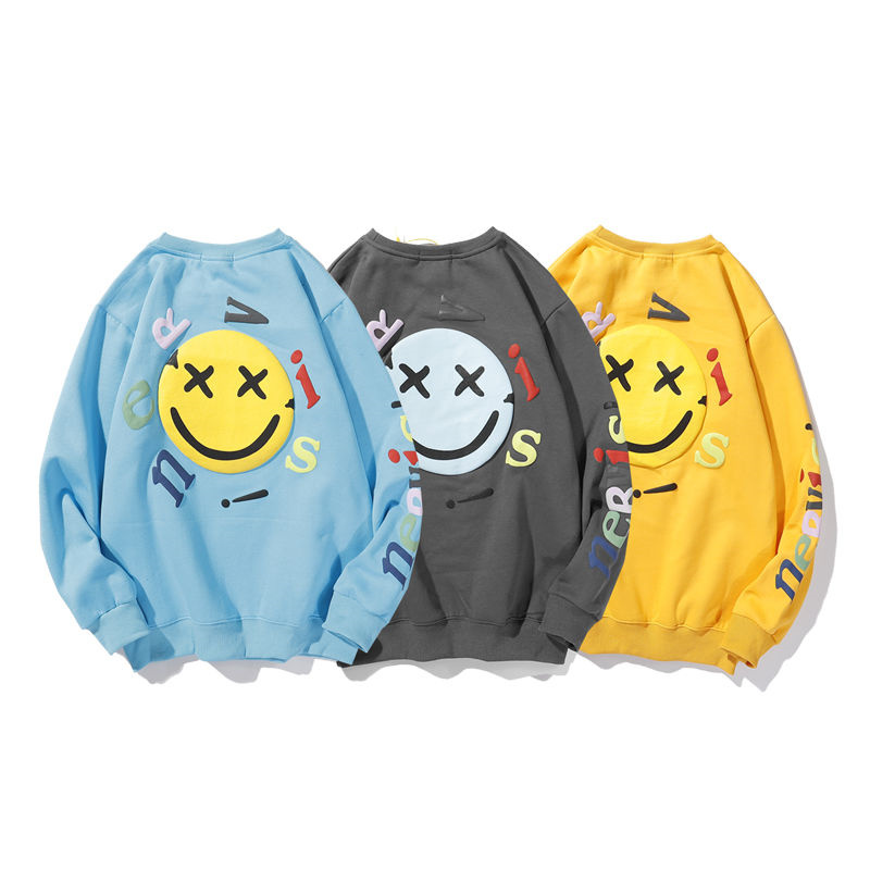 Mens Hoodie Fashion Smiley Nervis Autumn Winter Mens Sweatshirt Long Sleeve Mens Designers Sweaters Pullover Embroidery Sports Streetwear
Mens Hoodie Fashion Smiley Nervis Autumn Winter Mens Sweatshirt Long Sleeve Mens Designers Sweaters Pullover Embroidery Sports Streetwear