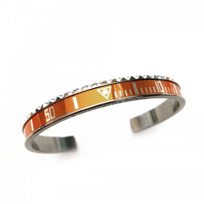 Bangles Mixed Style Stainless Steel Manchette Open Initial Cuff Bangle Speedometer Bracelet SP01