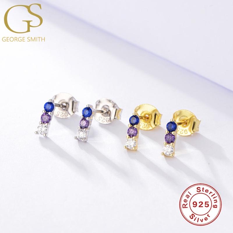 Stud GS S925 Sterling Silver Earrings European-American Colored Zircon Personality For Womeb Girls Jewelry Accessories
Stud GS S925 Sterling Silver Earrings European-American Colored Zircon Personality For Womeb Girls Jewelry Accessories