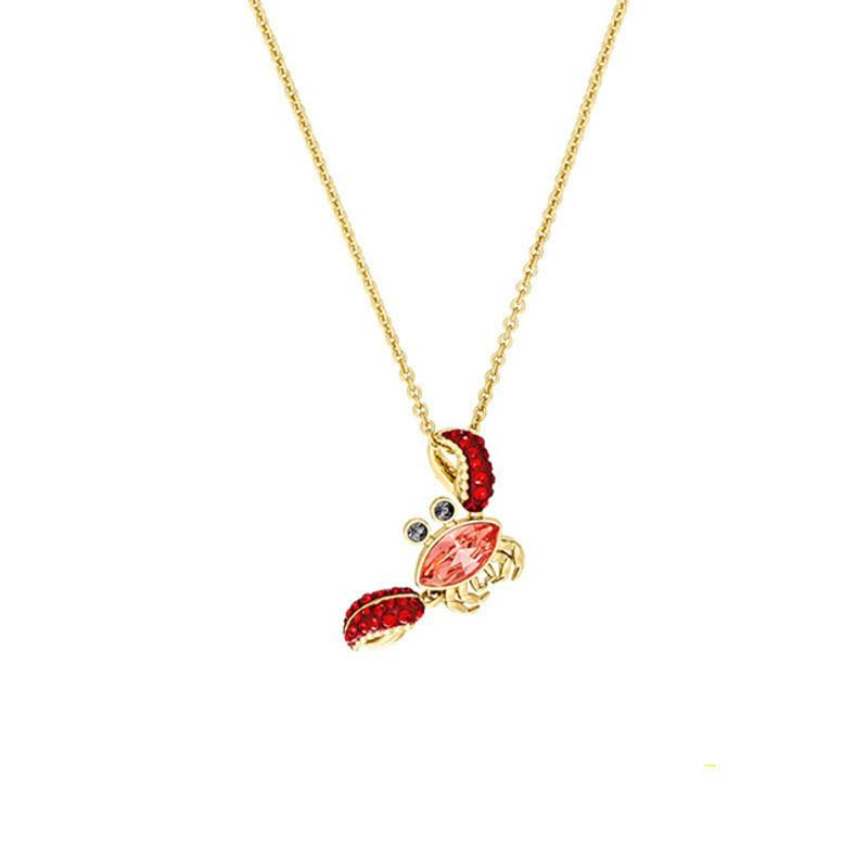 Pendant Necklaces Romantic Red Crab Necklace High Quality Friendship Clavicle Chain Women Jewelry Fashion
Pendant Necklaces Romantic Red Crab Necklace High Quality Friendship Clavicle Chain Women Jewelry Fashion