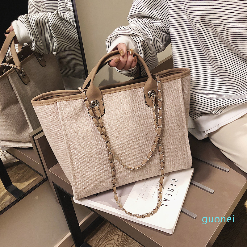 Designer- Women Tote Fashion Canvas Large Handbag Chains Shoulder Bags Ladies Big Messenger Shopping Bag 666
Designer- Women Tote Fashion Canvas Large Handbag Chains Shoulder Bags Ladies Big Messenger Shopping Bag 666