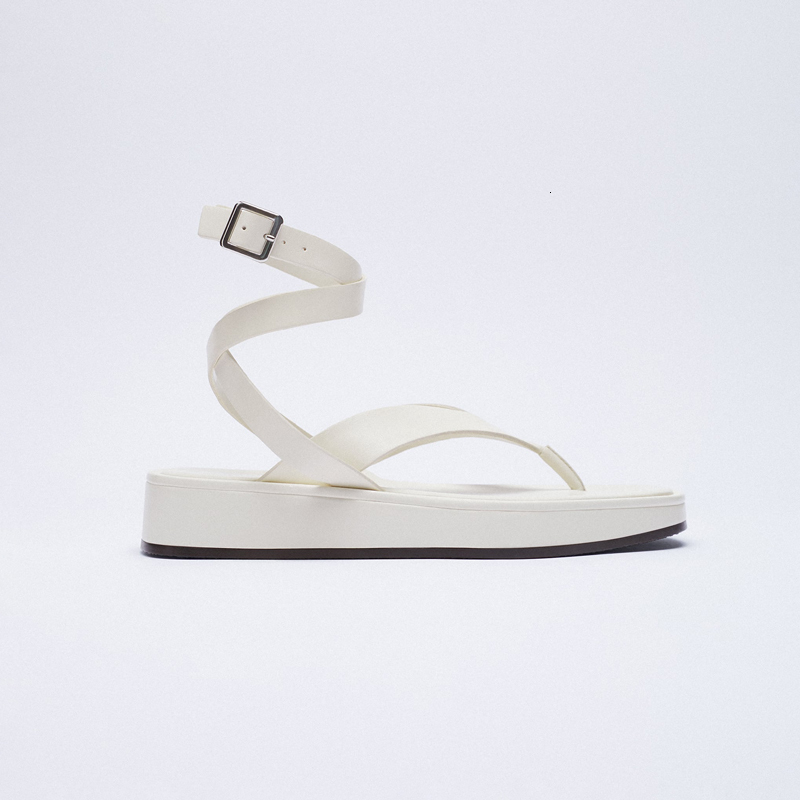 Sandals sandálias de verão mulheres tornozelo cinta fivela couro genuíno gladiador sandalias mujer branco casual apartamentos flip flops V38B, 1# shoe box
Sandals sandálias de verão mulheres tornozelo cinta fivela couro genuíno gladiador sandalias mujer branco casual apartamentos flip flops V38B, 1# shoe box