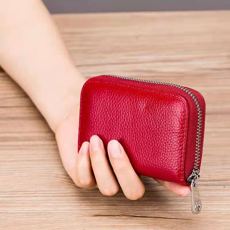 HBP 2021 First Layer Cowhide Organ Card Case Anti-theft Lady Card Holder Men Card Case Multifunctional Zipper Small Wallet, Red
HBP 2021 First Layer Cowhide Organ Card Case Anti-theft Lady Card Holder Men Card Case Multifunctional Zipper Small Wallet, Red