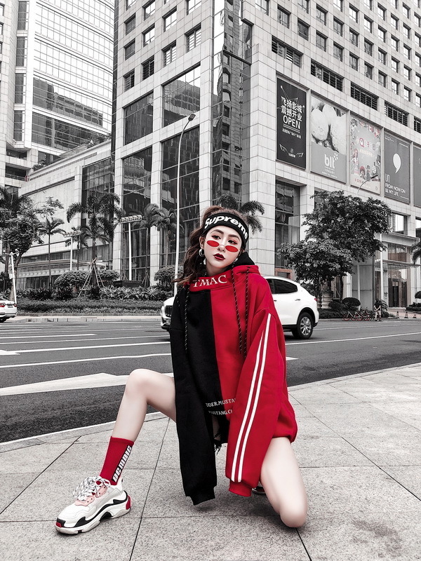 High quality stitching double cap men and women couple hoodies sweatshirts for men Hood Harajuku High Street Loose Street wear 201020