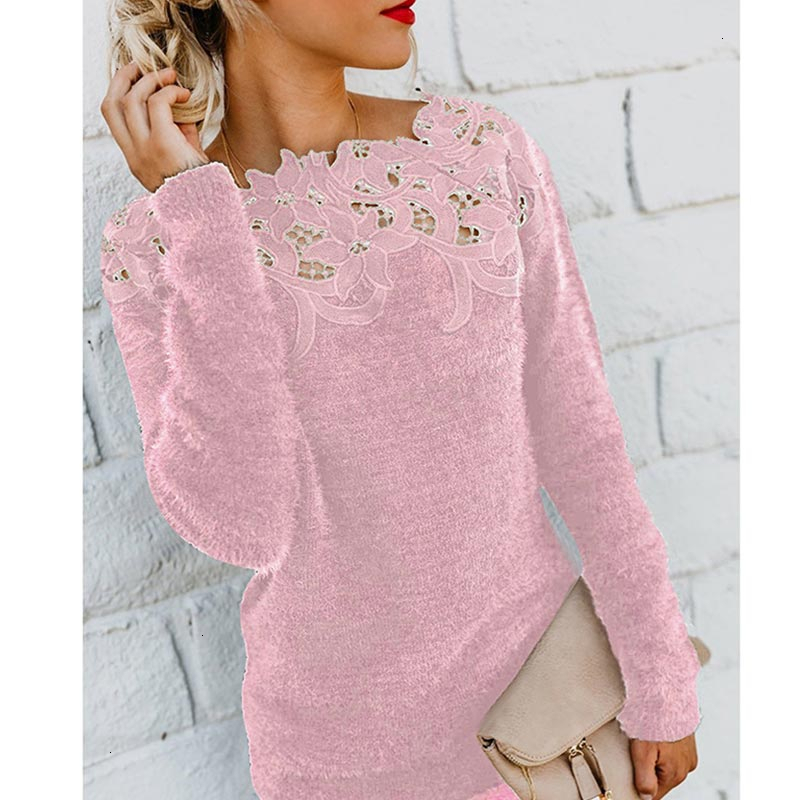 2021 New Women Autumn Winter Fleece Pullover Sexy Lace Hollow Out Plush Slash Neck Knitted Sweater Plus Size Tops Casual Jumpers Ou5o, Dark gray
2021 New Women Autumn Winter Fleece Pullover Sexy Lace Hollow Out Plush Slash Neck Knitted Sweater Plus Size Tops Casual Jumpers Ou5o, Dark gray