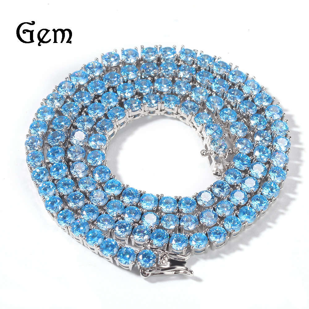 Hip hop new 4mm copper inlaid sea blue zircon row necklace fashion brand men's and women's lovers versatile jewelry
Hip hop new 4mm copper inlaid sea blue zircon row necklace fashion brand men's and women's lovers versatile jewelry