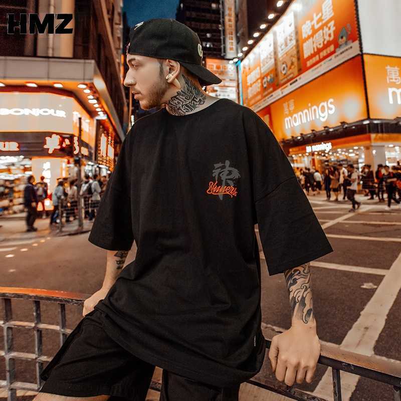 HMZ Cartoon T Shirt Printed Tshirt Men Short Sleeve Hip Hop Tee Plus Size Clothing Summer Streetwear Couple t shirts Oversized 210629