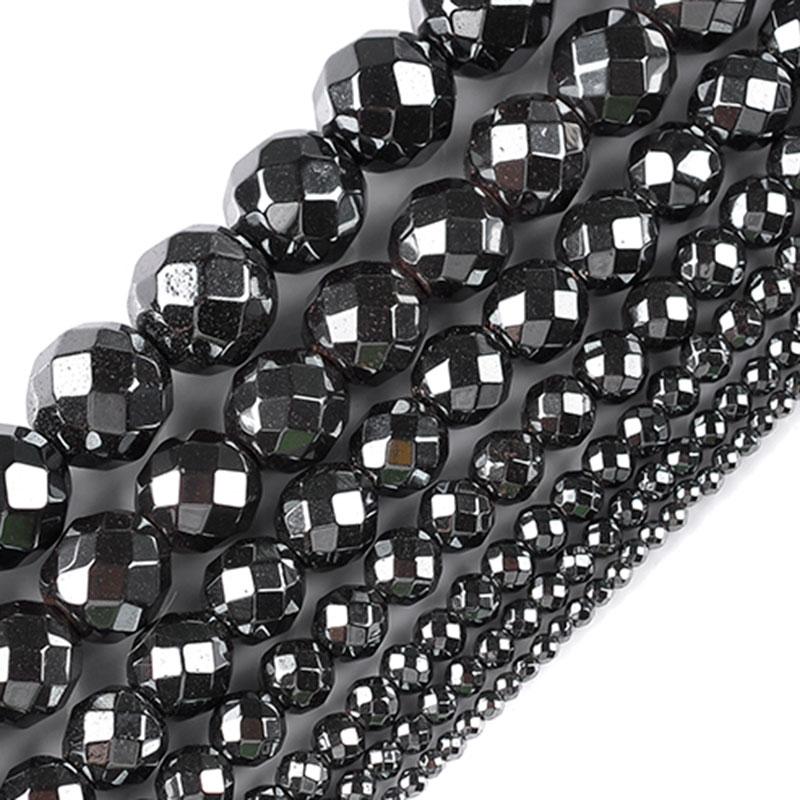 Other 2-12mm Round Faceted Black Hematite Beads Natural Healing Stone For Jewelry Making 15'' Needlework DIY Trinket
Other 2-12mm Round Faceted Black Hematite Beads Natural Healing Stone For Jewelry Making 15'' Needlework DIY Trinket