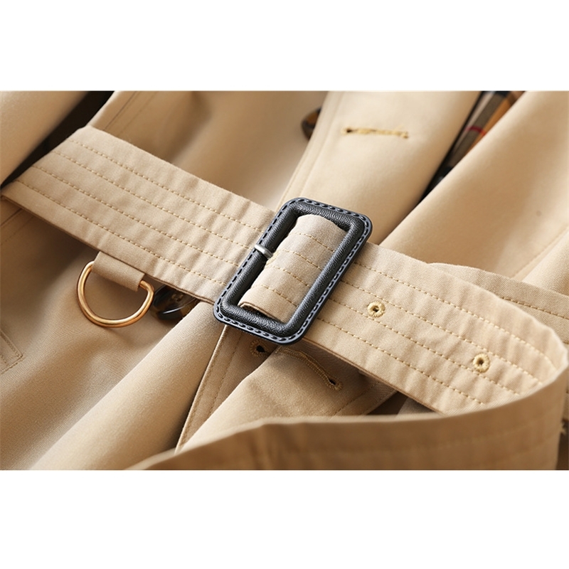 Obrix New Style Trendy Female Trench Autumn Spring Fashionable Cotton High Quality Long Solid Color Coat For Women T200114