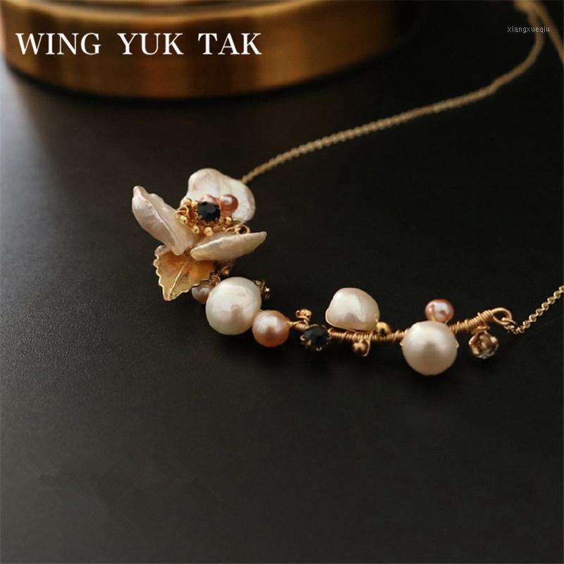 Wing Yuk Tak Fashion Flower Freshwater Pearl Necklace For Women Classic Choker Wedding Party Jewelry Gift Chokers, Golden;silver
Wing Yuk Tak Fashion Flower Freshwater Pearl Necklace For Women Classic Choker Wedding Party Jewelry Gift Chokers, Golden;silver