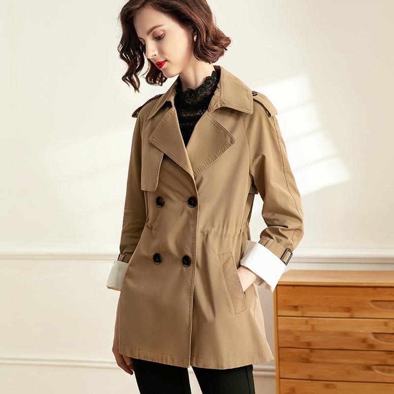 Women' Jackets 2021 Spring/Autumn Khaki Double Breasted Simple Fashion Trench Coat Overalls, Beige
Women' Jackets 2021 Spring/Autumn Khaki Double Breasted Simple Fashion Trench Coat Overalls, Beige