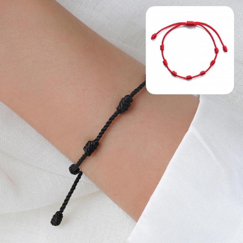 Bangle Unisex Bracelet Handmade Gift Unbreakable 7 Knots Adjustable Woven Wristband For Outdoor
Bangle Unisex Bracelet Handmade Gift Unbreakable 7 Knots Adjustable Woven Wristband For Outdoor
