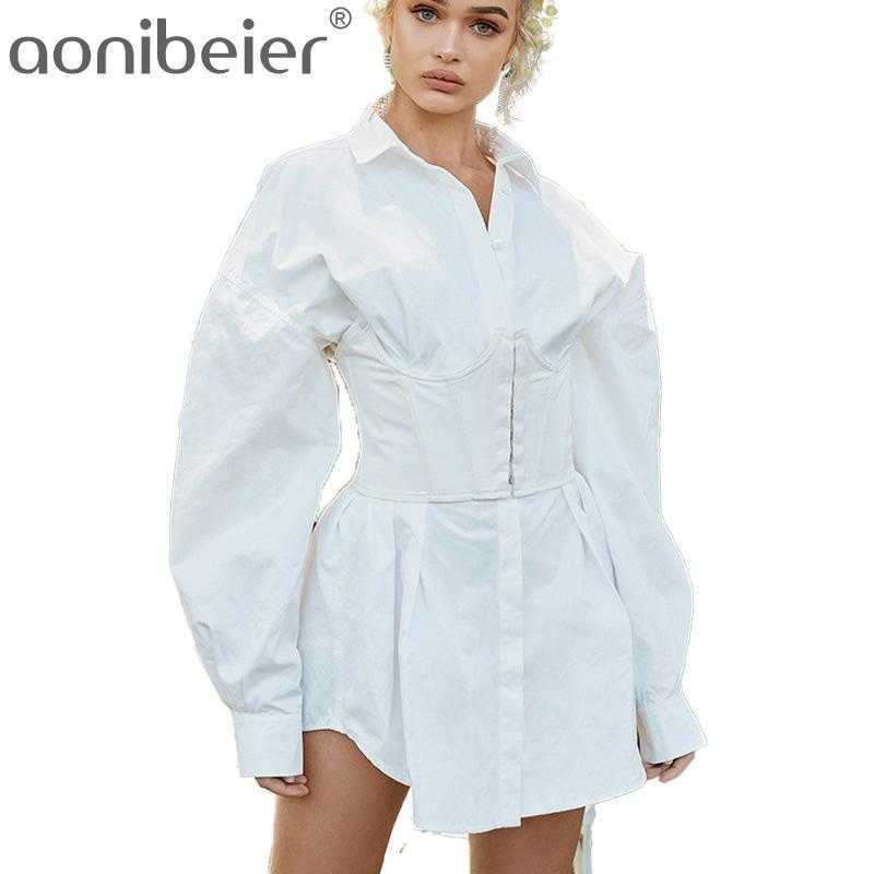 White Office Shirt Dres Slim Mini Bandage Autumn Winter Long Sleeve Buttons Ladies es 210604
White Office Shirt Dres Slim Mini Bandage Autumn Winter Long Sleeve Buttons Ladies es 210604