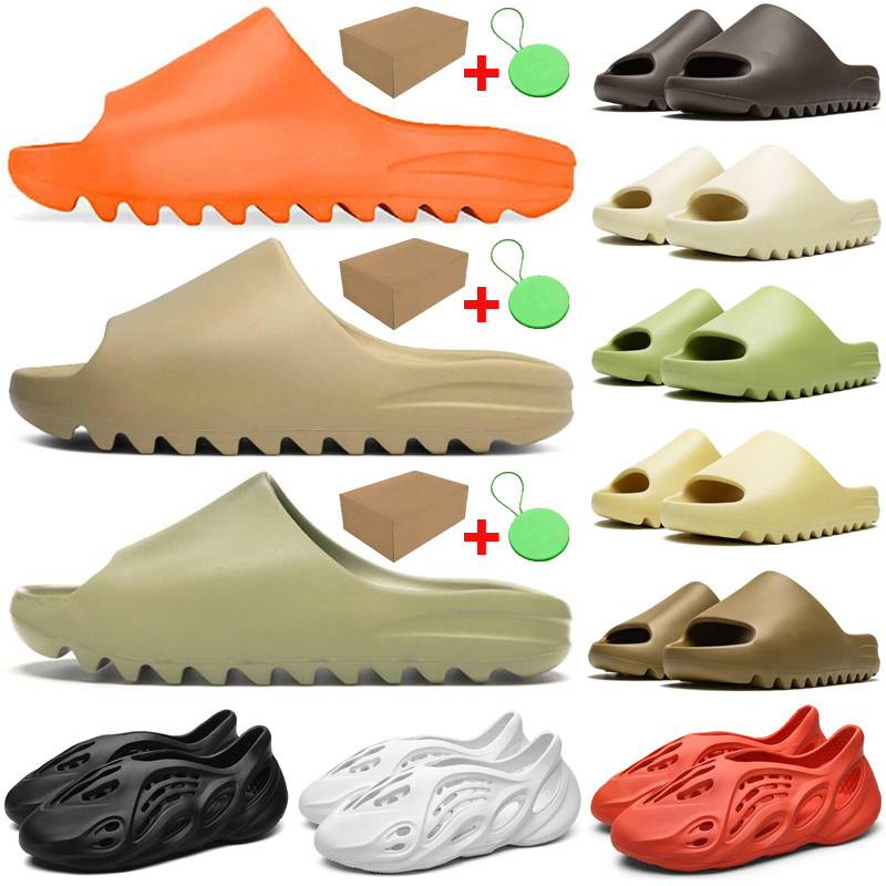 with Box&tag 2021 Kanye Slides Foam Rubber Men Women Sandal Slippers Slide Sandals Enflame Orange Desert Sand Resin Bone Mens Womens Slipper bb, Black
with Box&tag 2021 Kanye Slides Foam Rubber Men Women Sandal Slippers Slide Sandals Enflame Orange Desert Sand Resin Bone Mens Womens Slipper bb, Black