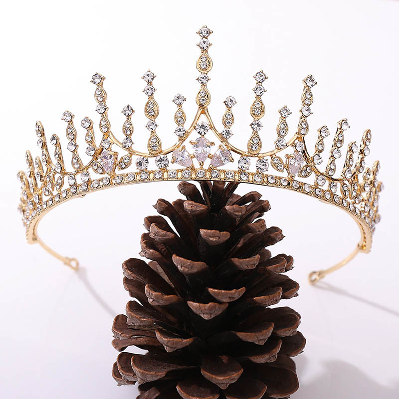 FORSEVEN Handmade Gold/Silver Color Shining Crystal Tiaras Crowns Headbands Bride Noiva Wedding Party Hair Jewelry Accessories
FORSEVEN Handmade Gold/Silver Color Shining Crystal Tiaras Crowns Headbands Bride Noiva Wedding Party Hair Jewelry Accessories