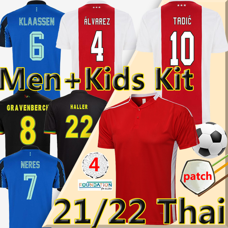 MEN+KIDS KIT soccer jerseys 21/22 fans player version KLAASSEN ÁLVAREZ BERGHUIS camiseta fútbol NERES 2021 2022 TADIC TAGLIAFICO ANTONY CRUYFF maillot de foot, 21-22 third
MEN+KIDS KIT soccer jerseys 21/22 fans player version KLAASSEN ÁLVAREZ BERGHUIS camiseta fútbol NERES 2021 2022 TADIC TAGLIAFICO ANTONY CRUYFF maillot de foot, 21-22 third