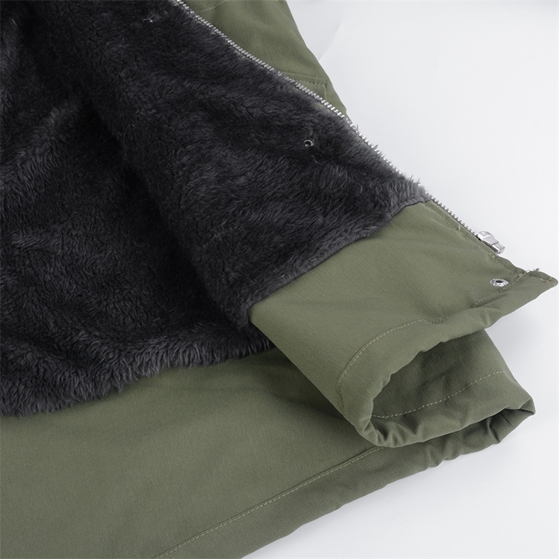 Winter Coat Women Solid hoodies Slim Fit Jackets Warm Plush Zipper Fur Hooded Outwear Female Jacket Chaqueta Mujer 201019