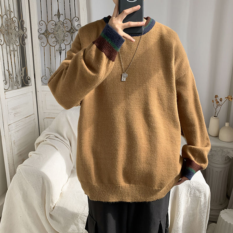 2021 New Autumn and Winter Sweater Men's Warm Fashion Casual O-neck Knitted Pullover Men Wild Loose Korean Sweaters Mens Clothes M-2xl Tmqe, Gray
2021 New Autumn and Winter Sweater Men's Warm Fashion Casual O-neck Knitted Pullover Men Wild Loose Korean Sweaters Mens Clothes M-2xl Tmqe, Gray