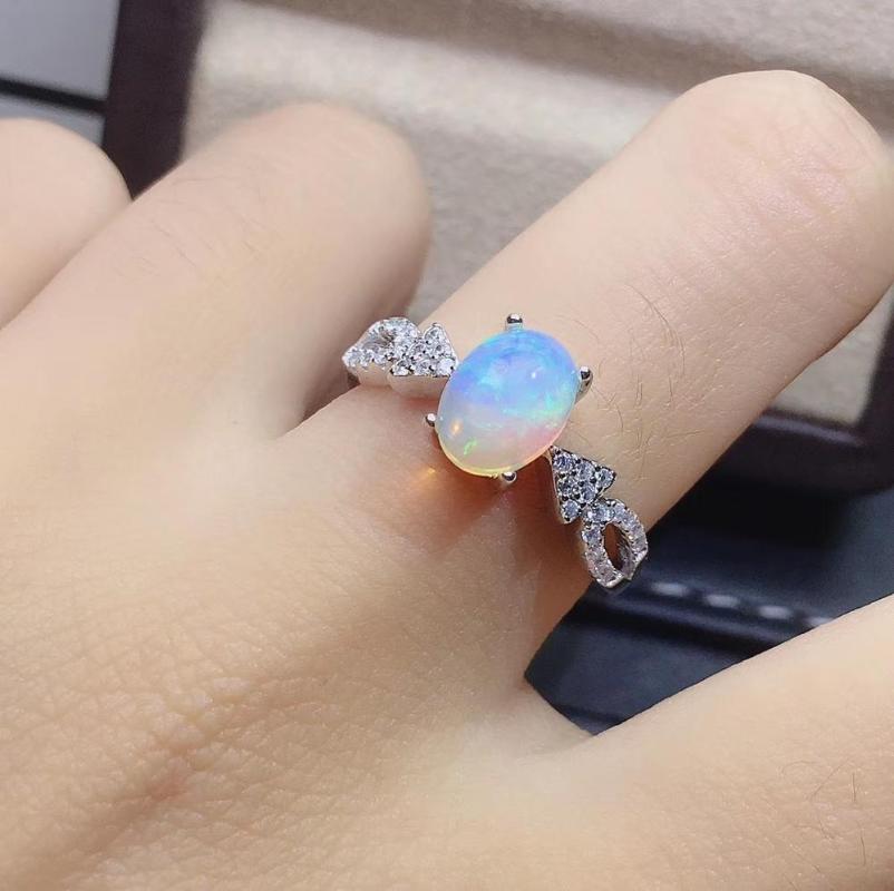 Cluster Rings Trendy 100% Real Natural Opal 925 Sterling Silver Fine Jewelry For Men Or Woman
Cluster Rings Trendy 100% Real Natural Opal 925 Sterling Silver Fine Jewelry For Men Or Woman