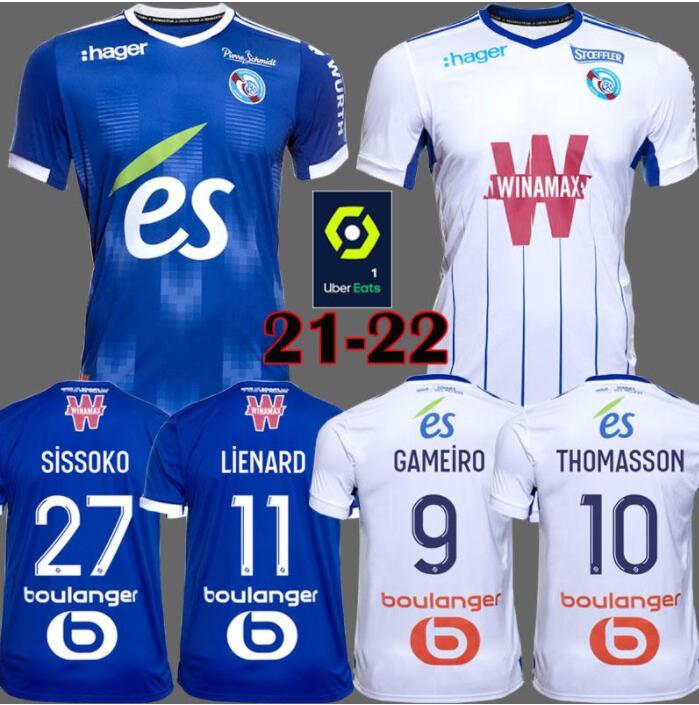 21 22 Maillots RC STRASBOURG ALSACE Soccer Jerseys home GAMEIRO 2021 2022 DJIKU THOMASSON LALA MOTHIBA SISSOKO away football shirts, Black;yellow
21 22 Maillots RC STRASBOURG ALSACE Soccer Jerseys home GAMEIRO 2021 2022 DJIKU THOMASSON LALA MOTHIBA SISSOKO away football shirts, Black;yellow