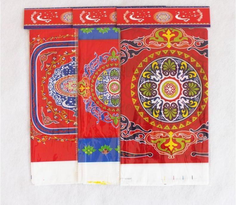 Muslim Antependium Pe Plastic Table Cloth Eid Al Fitr Mezi Festival Ramadan Arrangement Decorate Classica Wholesale