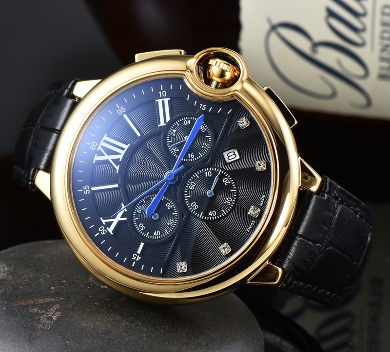 2023 New Six stitches luxury mens watches All dial work Quartz Watch high quality Top luxury Brand calendar chronograph clock leather belt men fashion accessories
2023 New Six stitches luxury mens watches All dial work Quartz Watch high quality Top luxury Brand calendar chronograph clock leather belt men fashion accessories