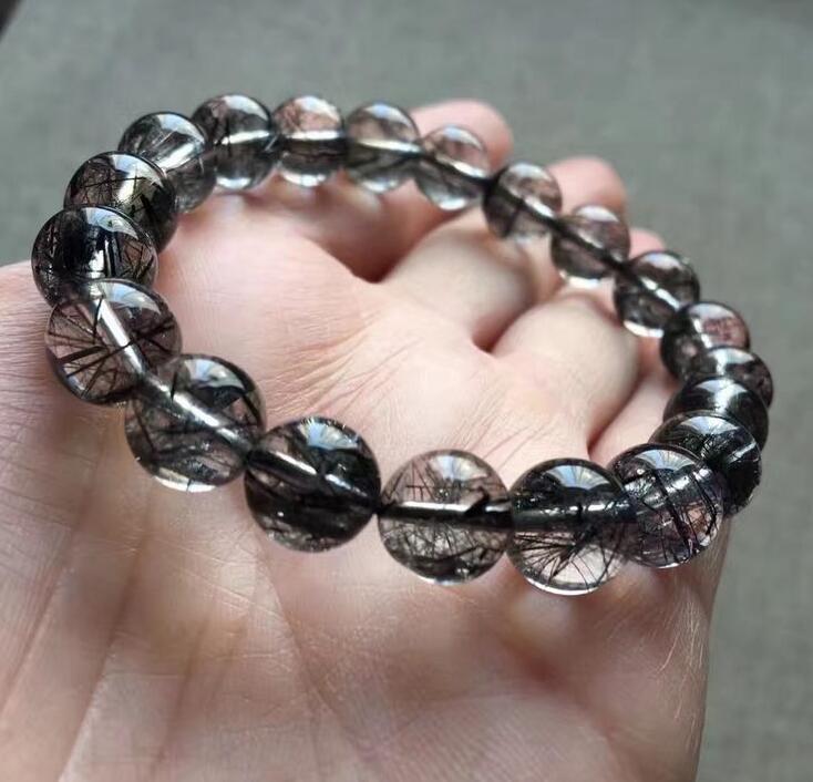Bracelet, Earrings & Necklace Fine Jewelry Natural Black Rutilated Quartz Crystal Beads Bracelet, As pic
Bracelet, Earrings & Necklace Fine Jewelry Natural Black Rutilated Quartz Crystal Beads Bracelet, As pic