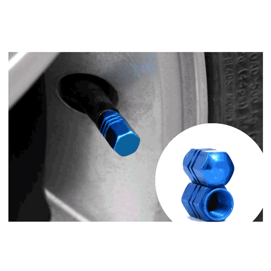 4PCS Universal Repair Kits Wheel Caps Theftproof Aluminum Car Tires Valves Tyre Stem Vehicle Tools Air Valve Airtight